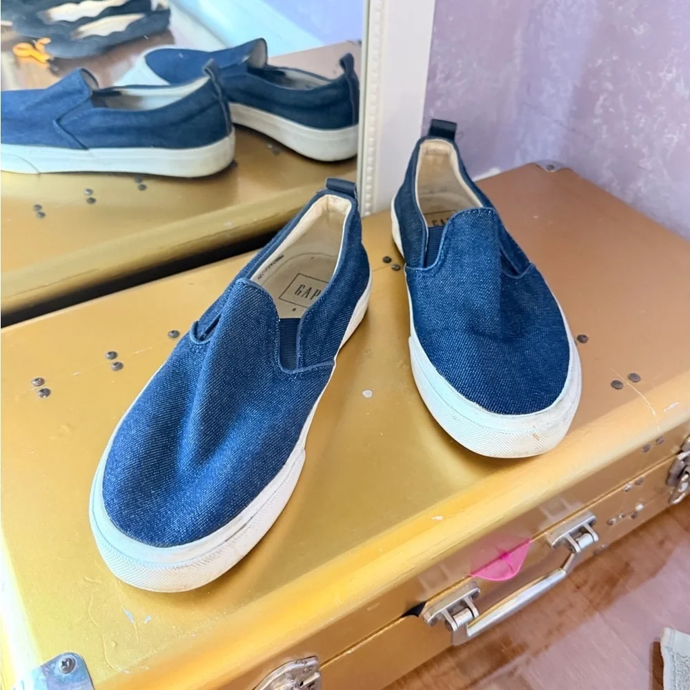 GAP Blue Denim Slip-On Shoes